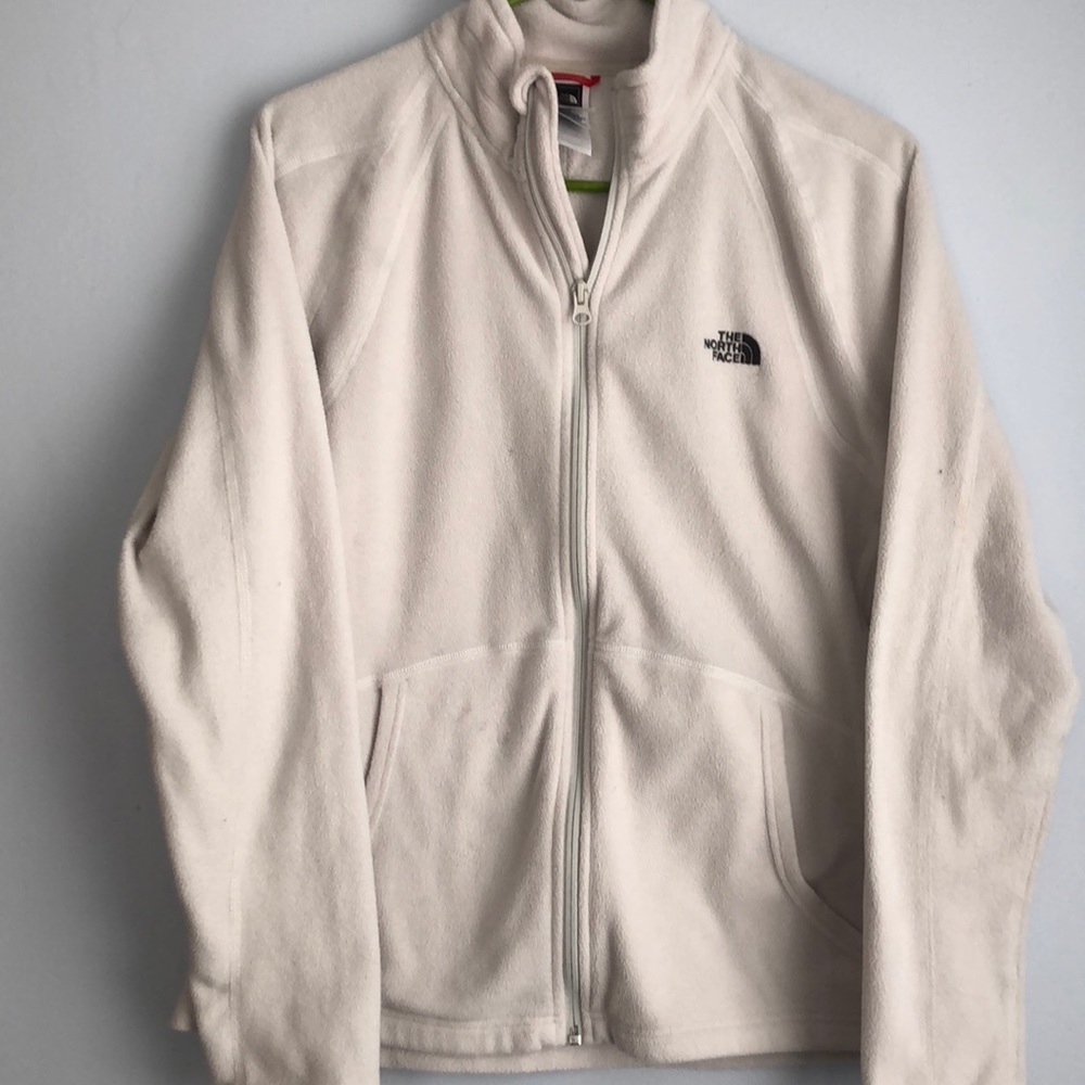 Tan North Face fleece